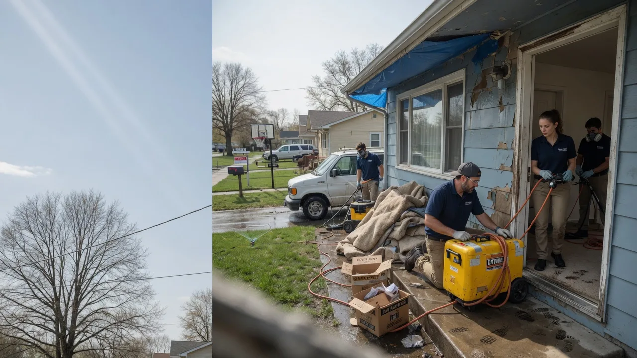 Basement Flood Cleanup in Crosby, ND near me